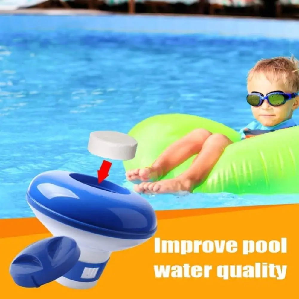 Dispensador de cloro para piscina ABS con diseño flotante - imagen 3