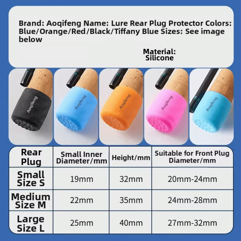 Funda de caña de silicona elástica con correa y protección - imagen 3