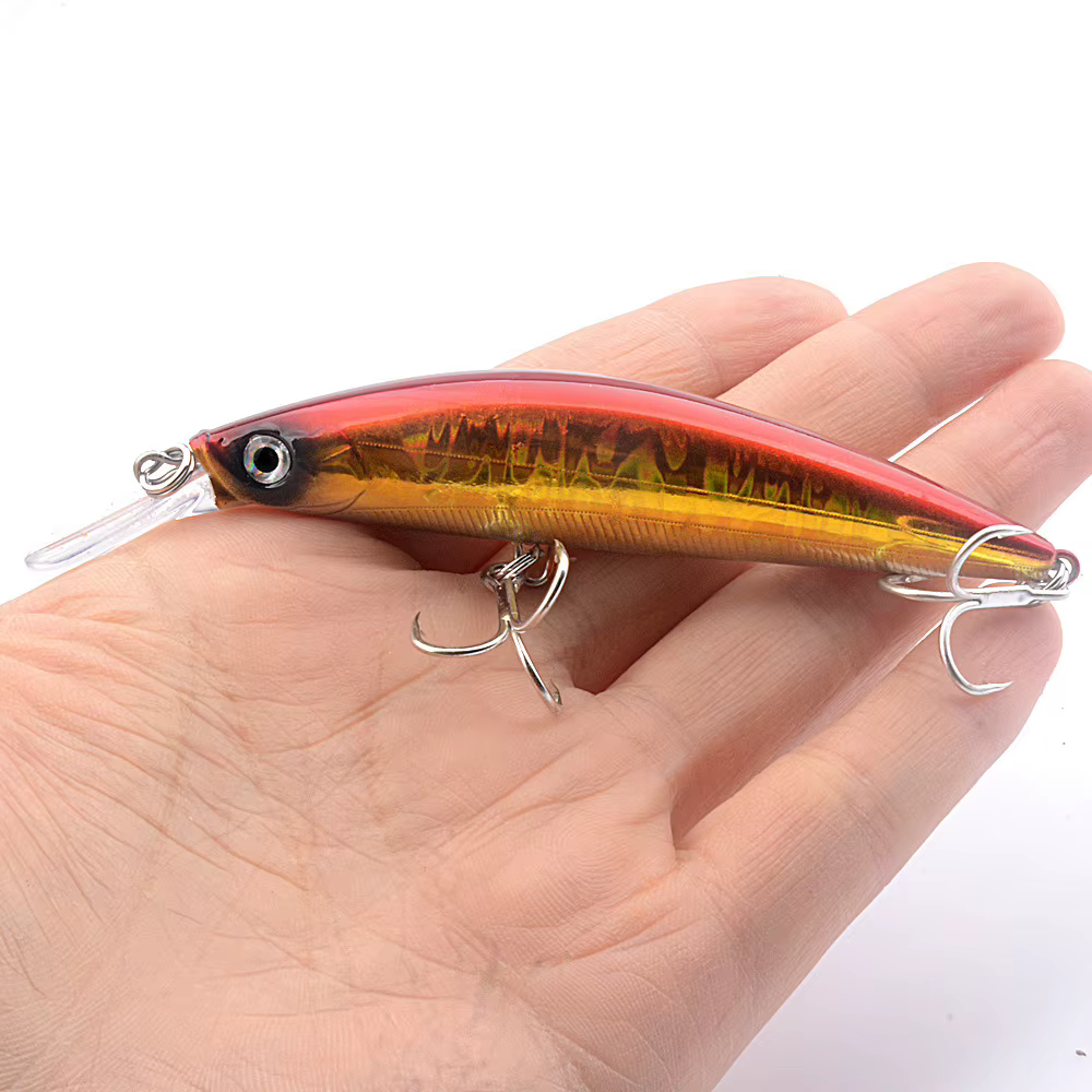 Señuelo duro tipo pececillo sumergible para pesca con mosca - imagen 3