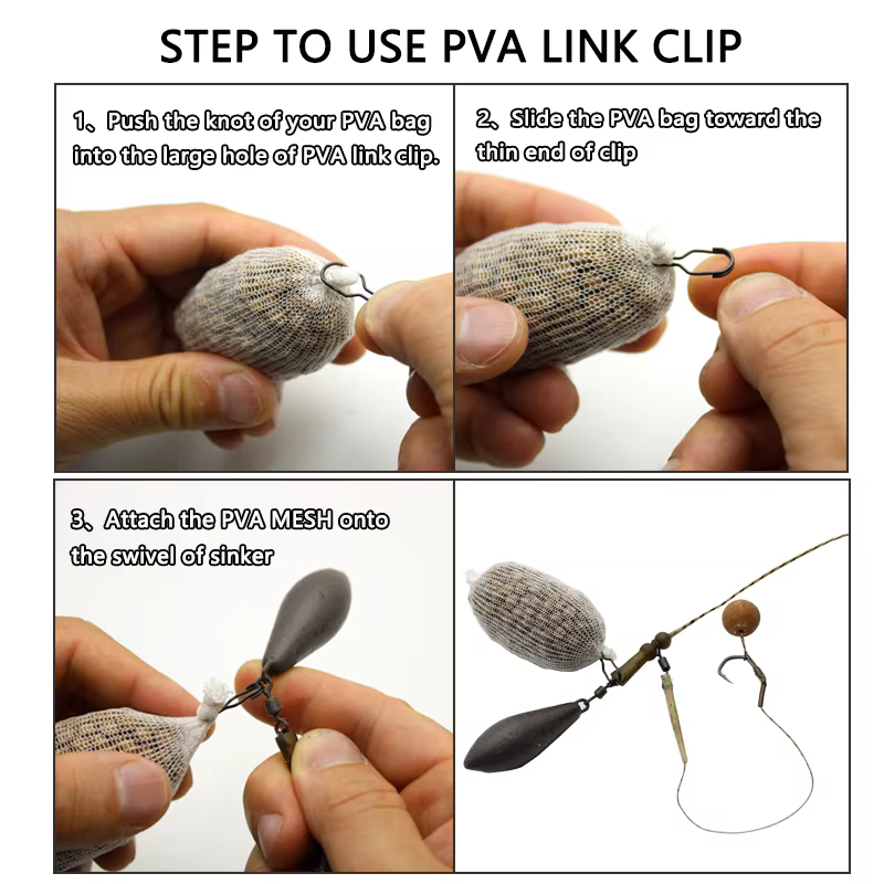 Sacos PVA Solubles con Clip para Carpa - imagen 3