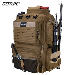 Goture Mochila de pesca impermeable Oxford gran capacidad estanca