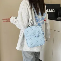 Mochila Escolar de Nylon para Niña con Compartimentos y Cremallera