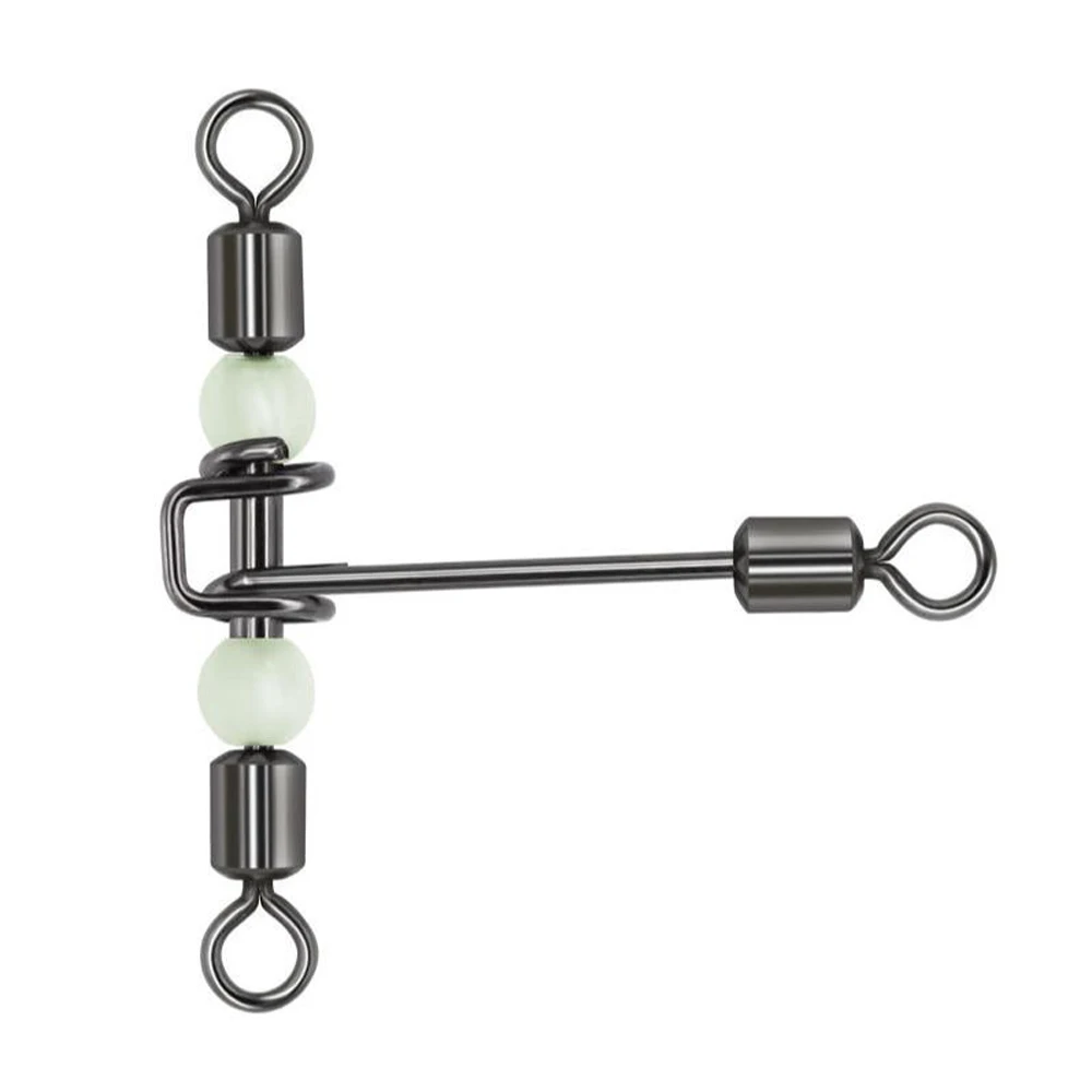 DNDYUJU Giros 3 vías luminosos forma T – Conjunto pesca - imagen 2