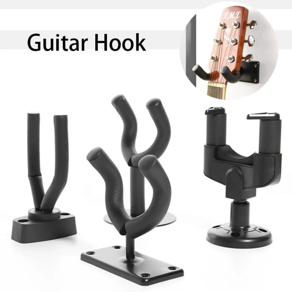 Colgador de guitarra de pared con gancho antideslizante de metal - imagen 5