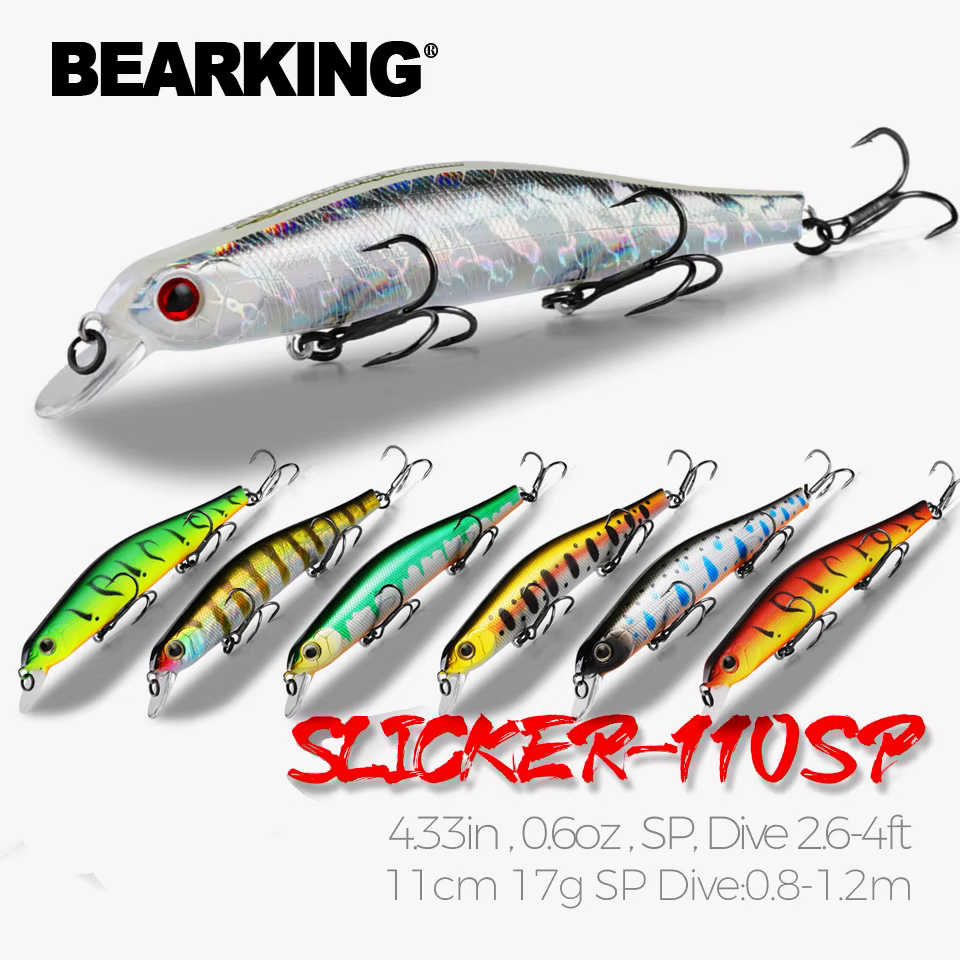Wobbler magnético Bearking Z110 para lubina - imagen 2