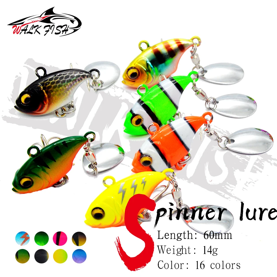 Walk Fish Spinner 14g Cuchara Hundimiento - imagen 3