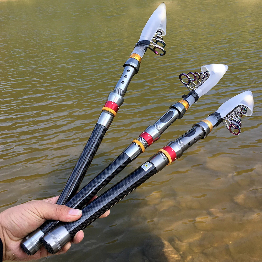 Caña Telescópica Carbono Surfcasting Extensible 1,8-3,6m Ultraligera - imagen 2