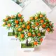 Bonsái de naranjo artificial en maceta para decorar bodas y hogar - imagen 3