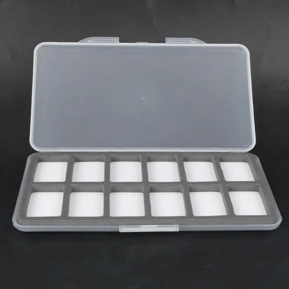 Caja para Pesca con Mosca: tapa transparente y almohadilla magnética - imagen 2