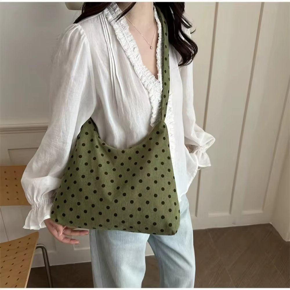Bolso Hombro Mujer Diseño Puntos con Gran Capacidad - imagen 2