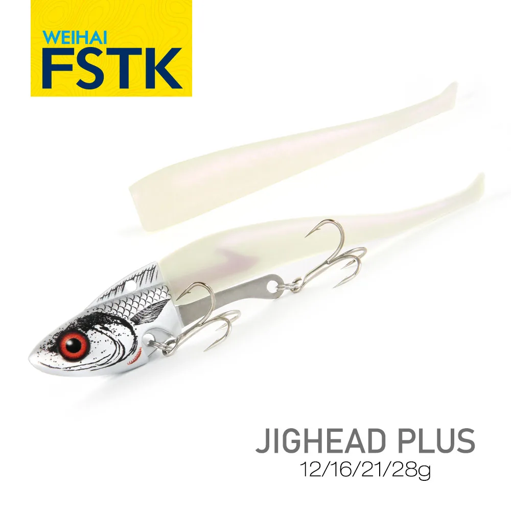 FSTK 2024 Jig Head Glow Shad – Señuelo efectivo para lubina