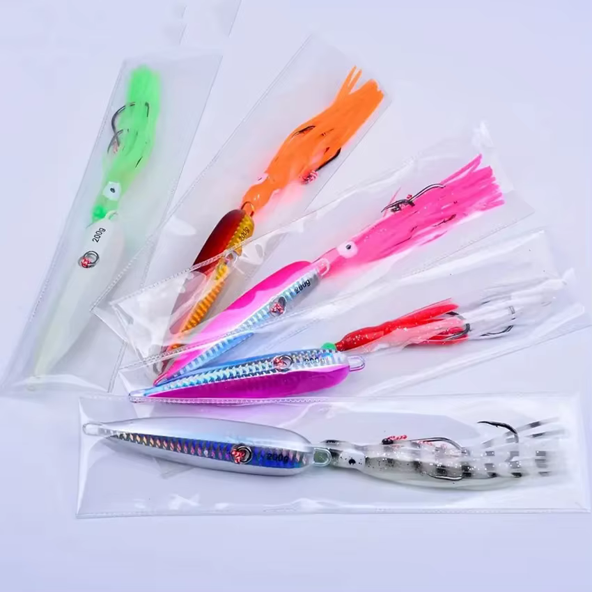 Inchiku Metal Lenta 40-200g señuelo hundido para marlin y pargo - imagen 4