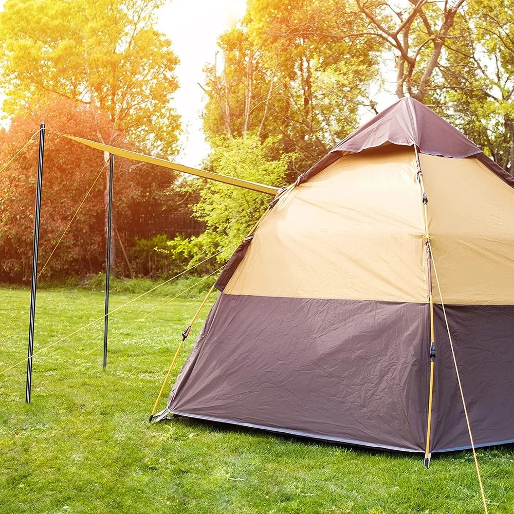 Kit poste telescópico aluminio lona ajustable camping senderismo - imagen 5