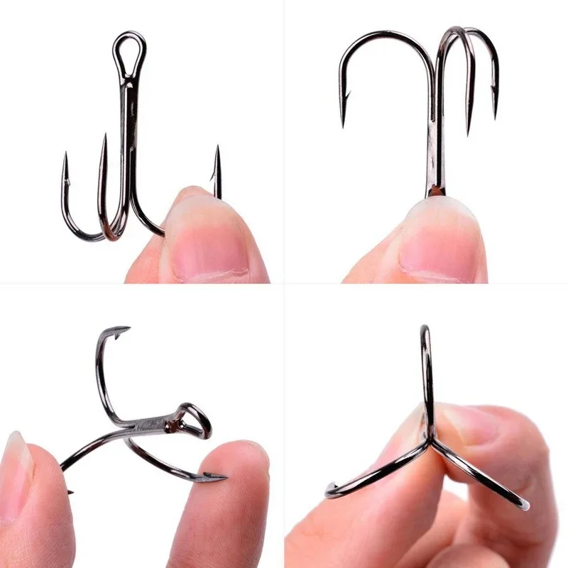Anzuelos Triples para Pesca Marina con Caja de Plástico - imagen 2