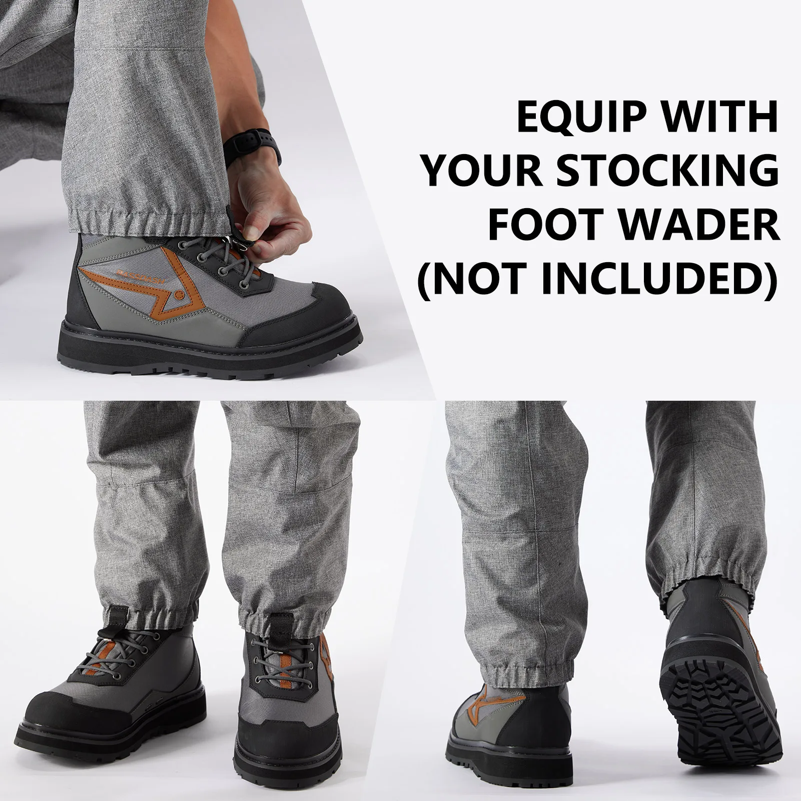 Bassdash Flex Botas de vadear Ligeras antideslizantes para hombre - imagen 5