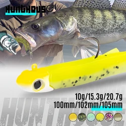 Hunthouse Jig Head Minnow Vinilo para Lubina Agua Salada