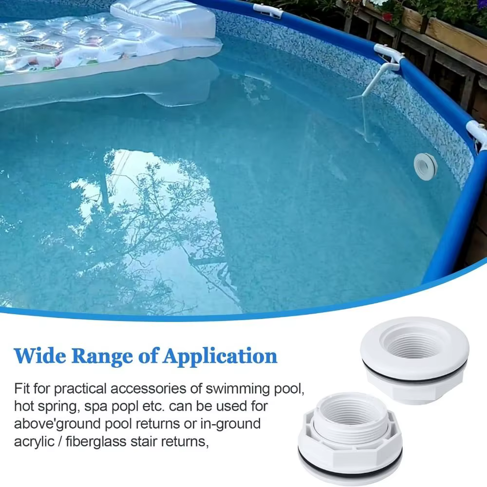 Hayward SP1023 Conector de retorno para piscina con tuerca y junta