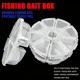 Caja de pesca reforzada portátil para señuelos, anzuelos y accesorios