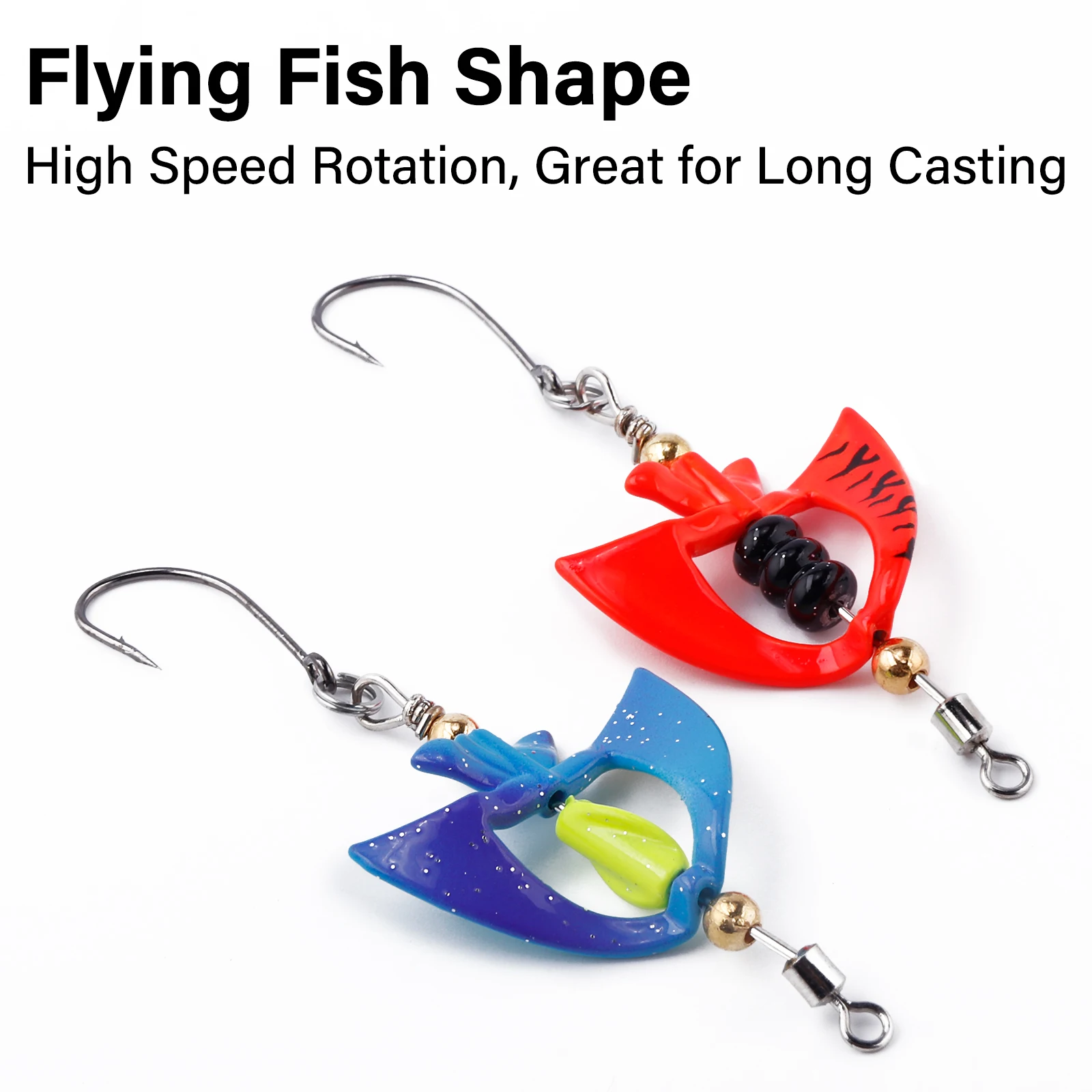 Spinnerbait con lámina UV y lanzamiento largo para black bass y lucio - imagen 5