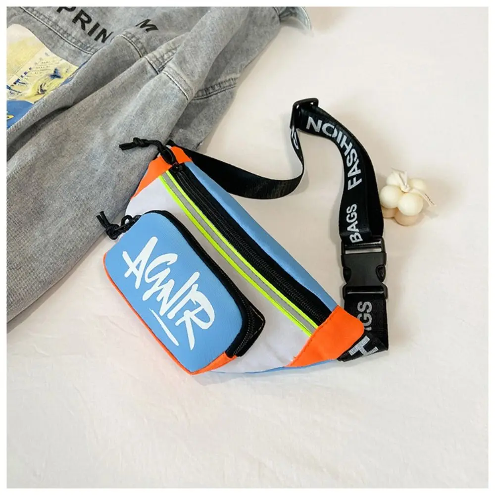 Bolsa de cintura Oxford mini resistente para niñas con letras - imagen 4