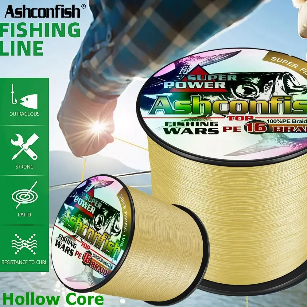 Carrete de línea Ashconfish X16 en verde musgo