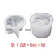 Molde de silicona para resina – Caja joyero y soporte de taza manual - imagen 2