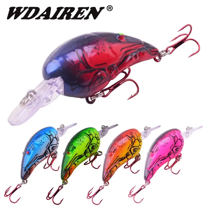Crankbait Minnow señuelo superficie lubina – Flotante eficaz - imagen 3