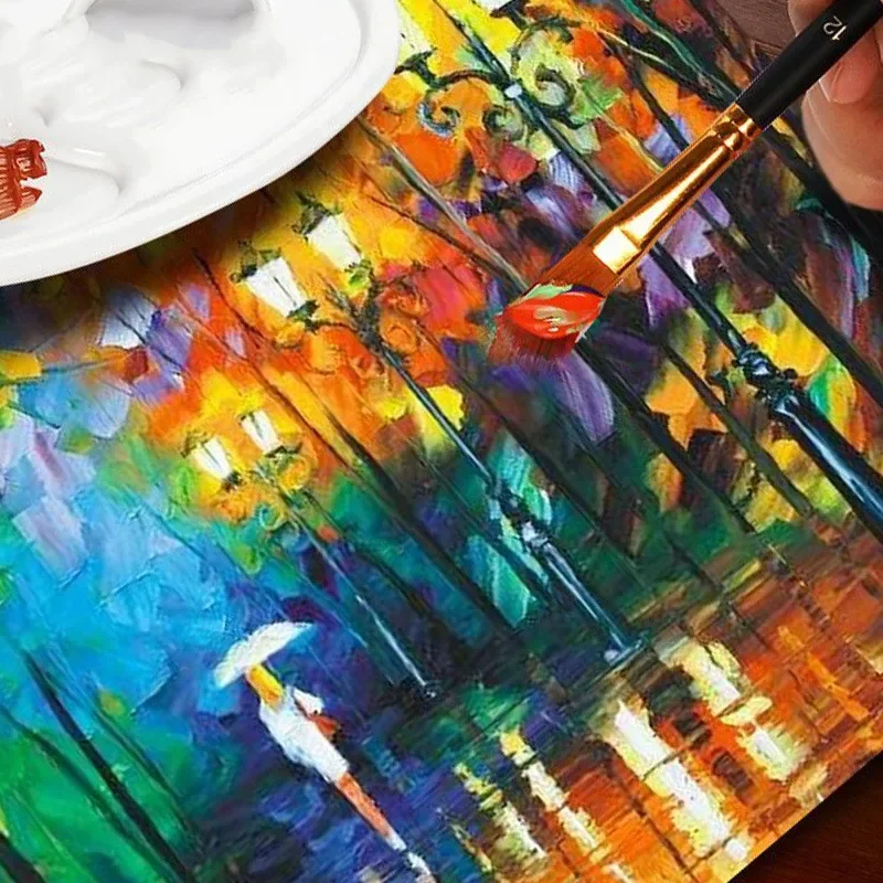 Juego de pintura acrílica no tóxica duradera para dibujo - imagen 2