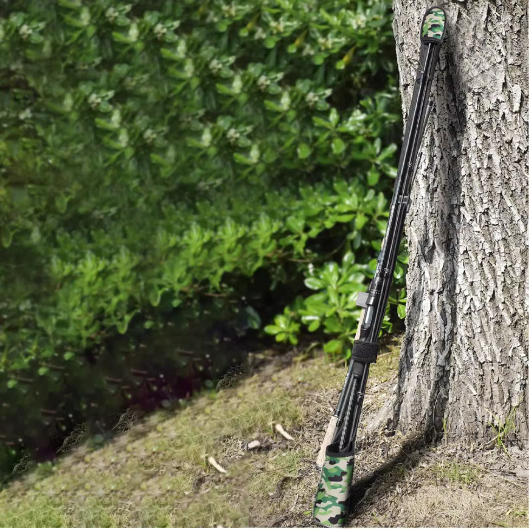 Protector de cinturón para cañas de pescar portátil con velcro