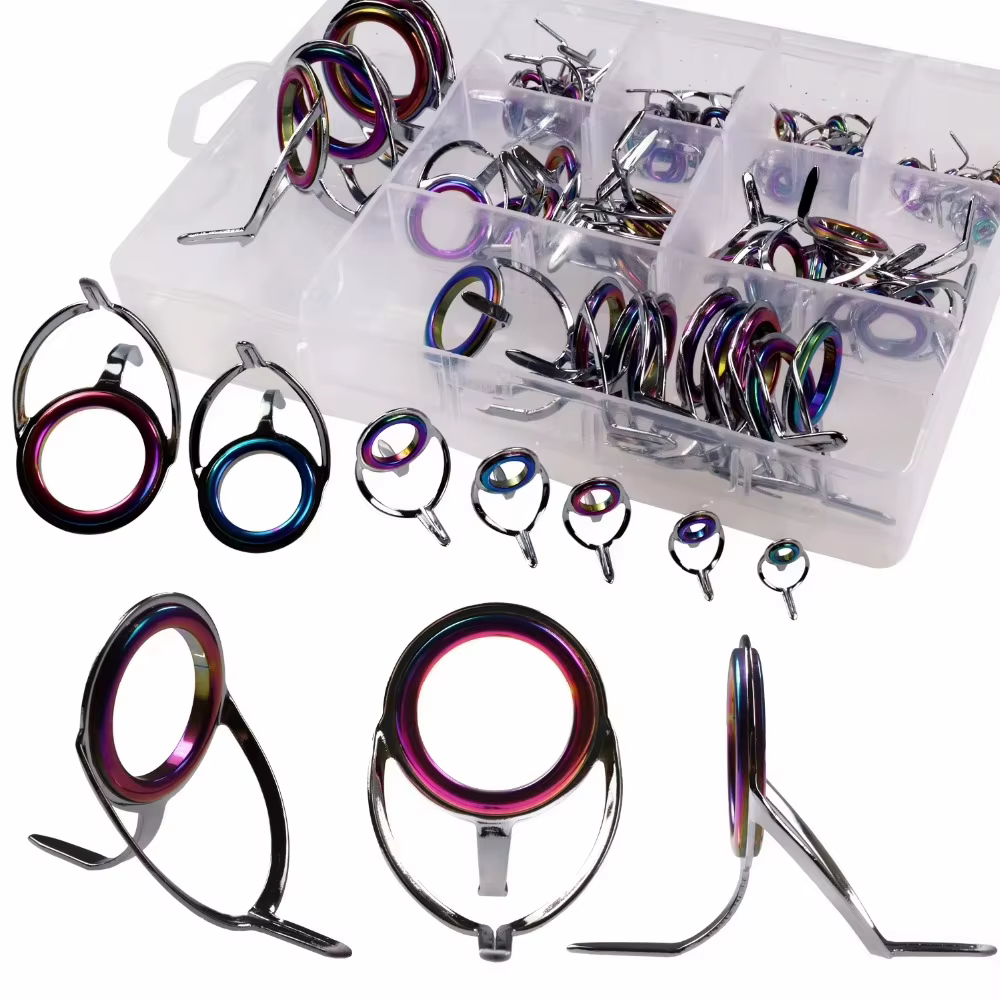 THKFISH Kit guías caña pescar – Reparación cerámica/acero - imagen 5