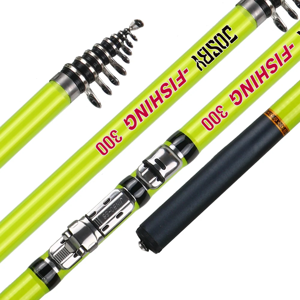 Caña telescópica de fibra carbono para pesca carpa - imagen 4