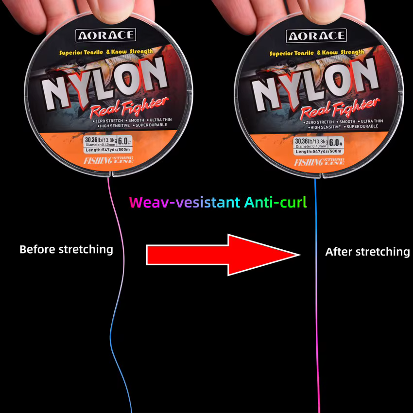 Línea monofilamento nailon japonés – Resistente para lubina y carpa - imagen 5
