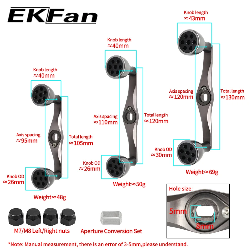 Manivela EKfan instalada para mejor agarre al recoger