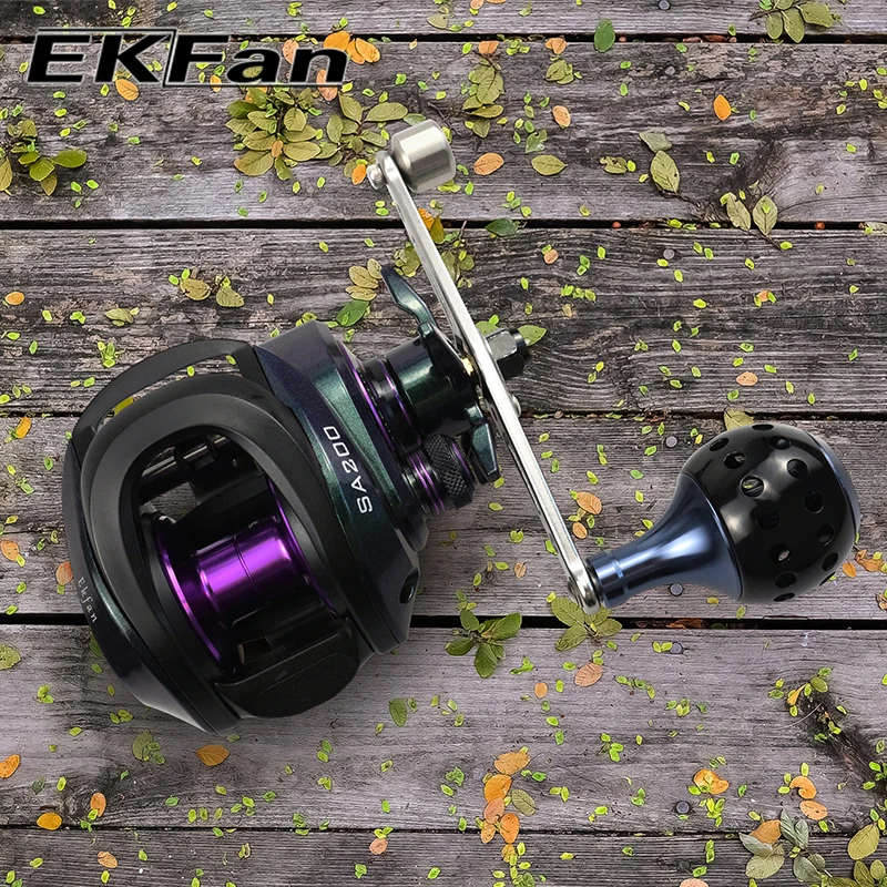 Mango EKfan montado en carrete Daiwa