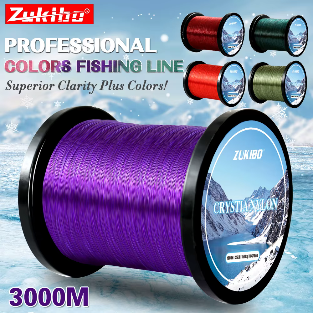 Sedal Nylon Cristalino ZUKIBO – Monofilamento japonés profesional para mar - imagen 4