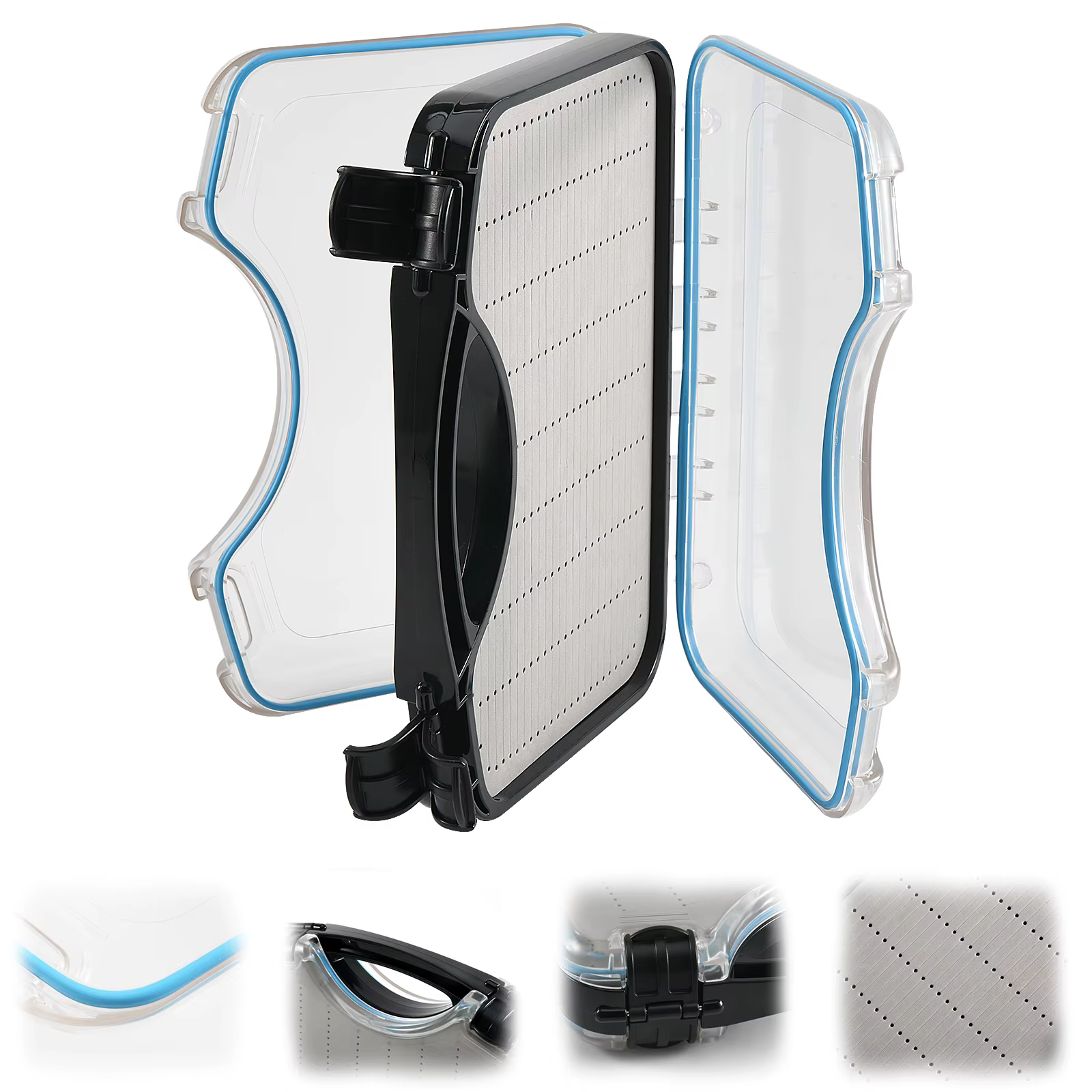 Goture Caja de aparejos de mosca – Impermeable y doble cara