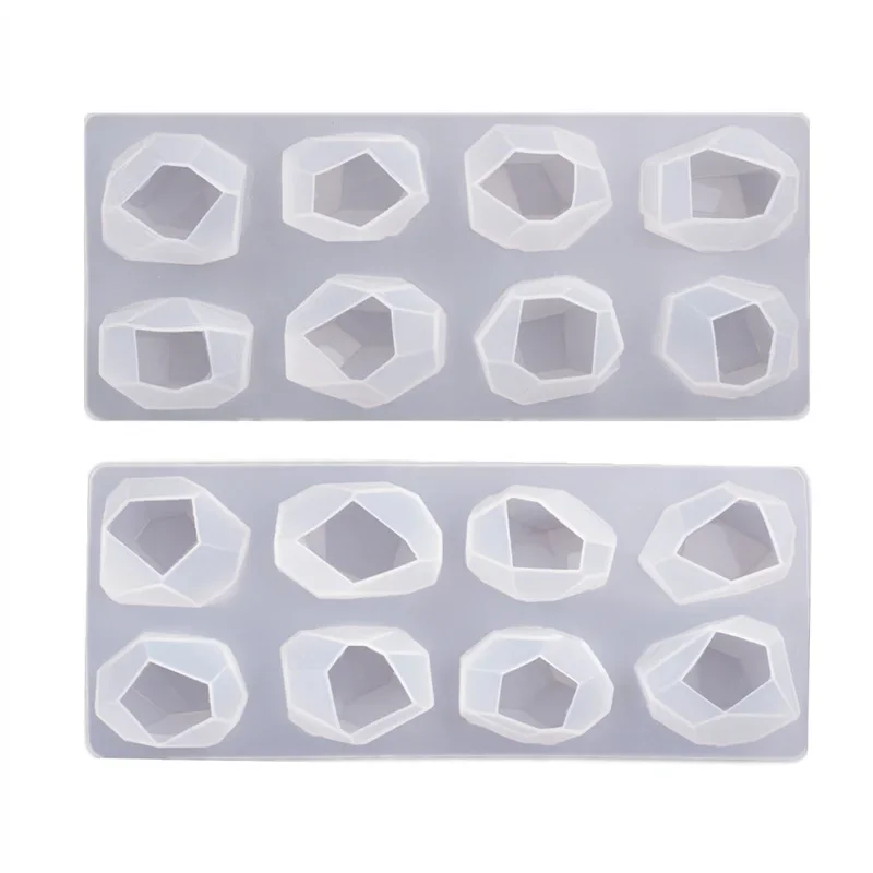 Molde silicona para vinilos pesca piedra natural forma irregular