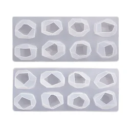 Molde silicona para vinilos pesca piedra natural forma irregular