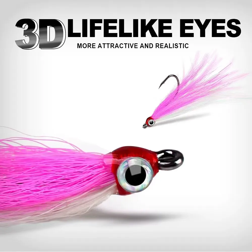 Experimente la pesca realista con nuestros ojos 3D vibrantes y realistas