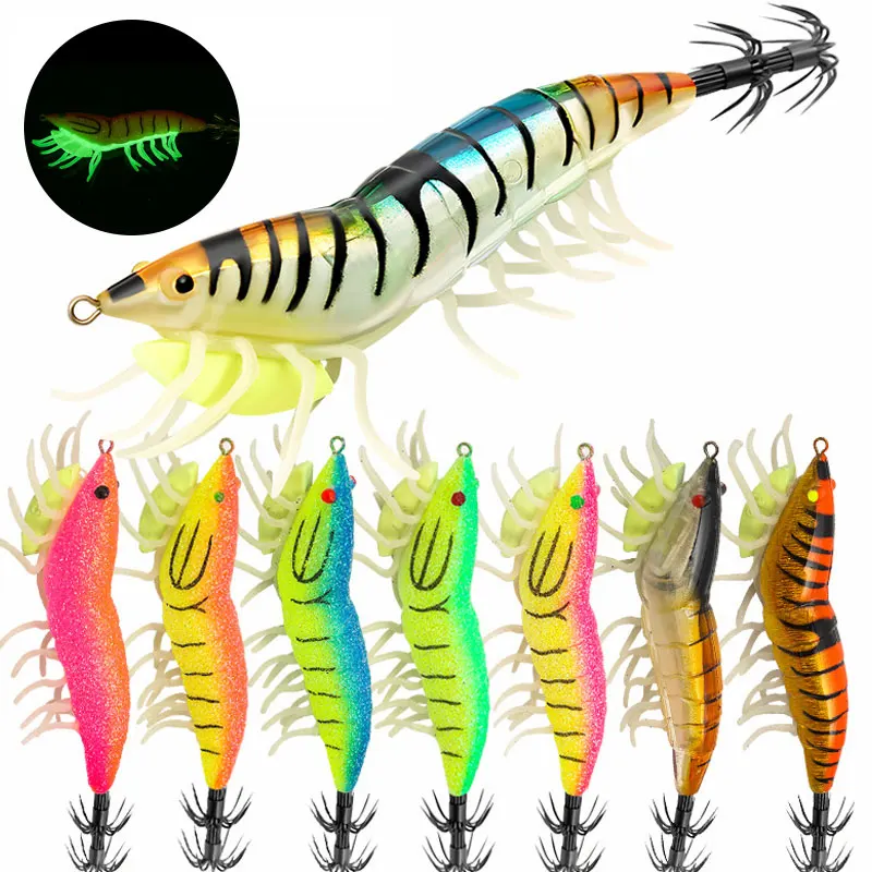 Señuelo Artificial AS 24g – Cebo camarón con ruido y efecto calamar - imagen 5