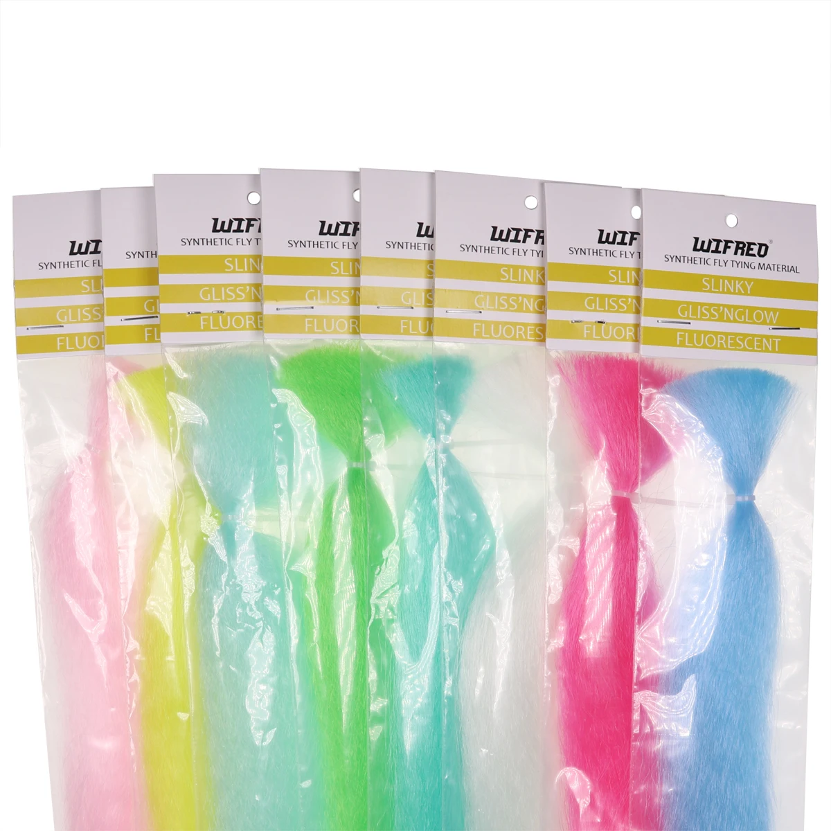 Juego de paquetes de fibra Wifreo Flash Slinky Fiber Gliss N Glow