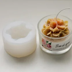 Molde Silicona Flor Hortensia para Jabón, Velas, Arcilla y Ramos