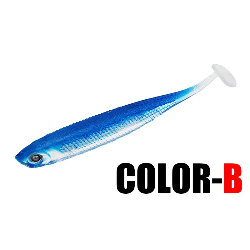 Softbait Rainbow con lámina interior y cebo atractor para pececillo