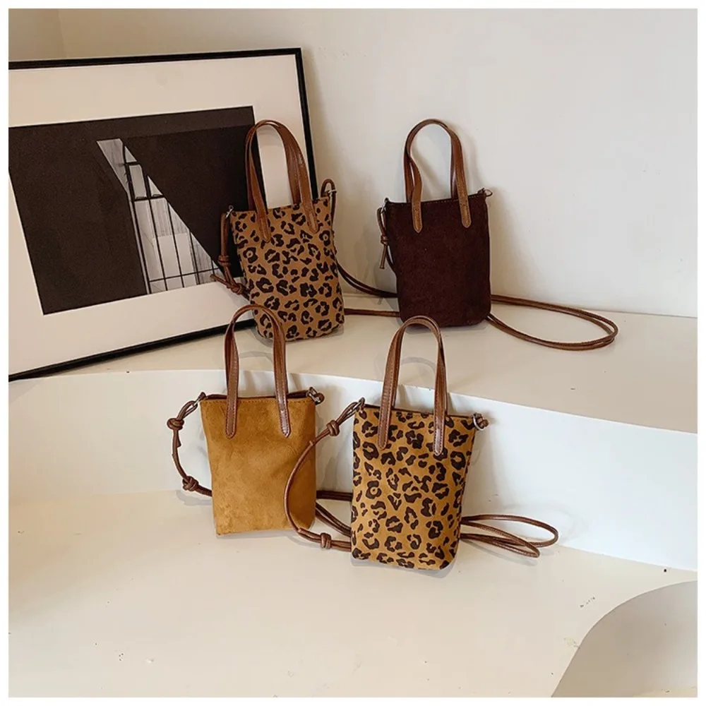 Tote Retro Estampado Leopardo – Bolso Bandolera Gran Capacidad - imagen 5
