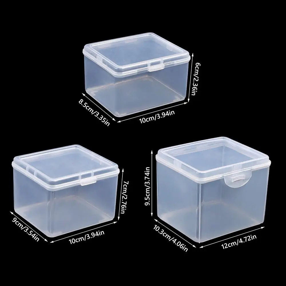 Caja transparente rectangular con tapa para aparejos de pesca - imagen 5