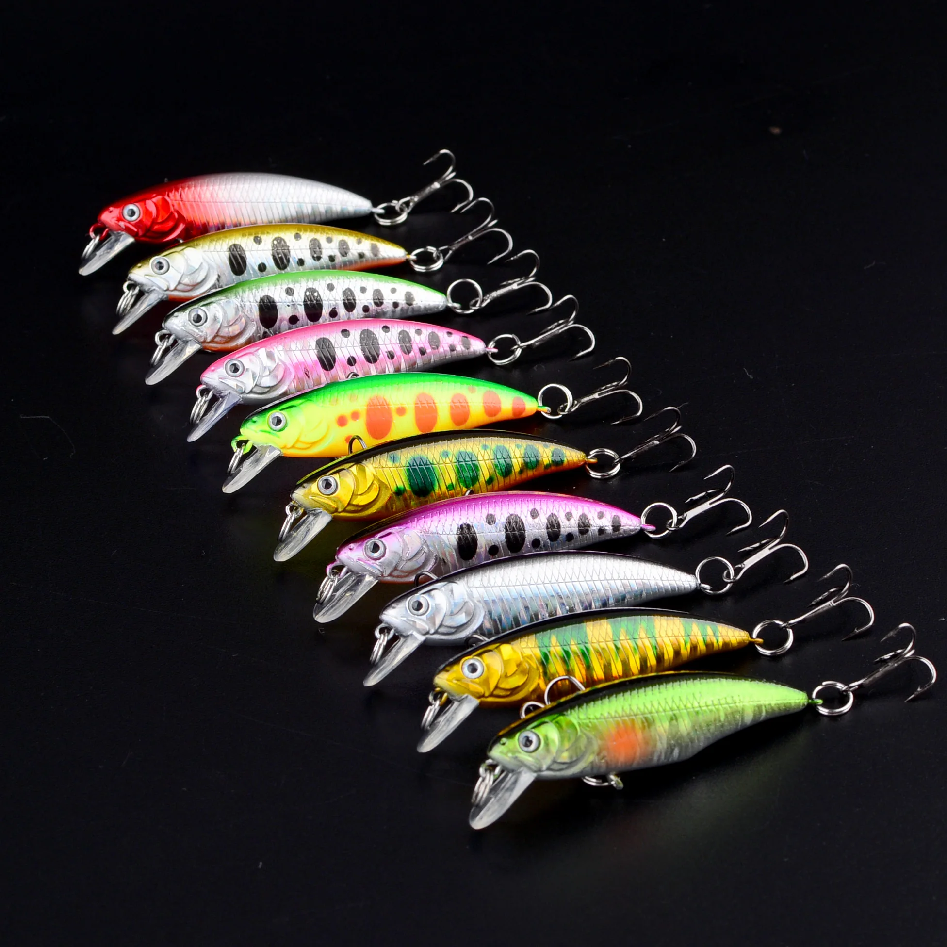 Señuelo Crankbait de pececillo realista – Cebo duro artificial - imagen 2