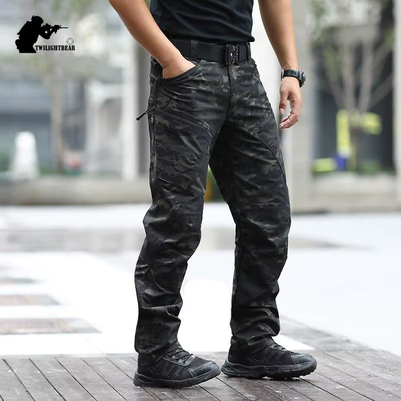 Arisoft Pantalones de pesca impermeables con bolsillos cargo - imagen 3