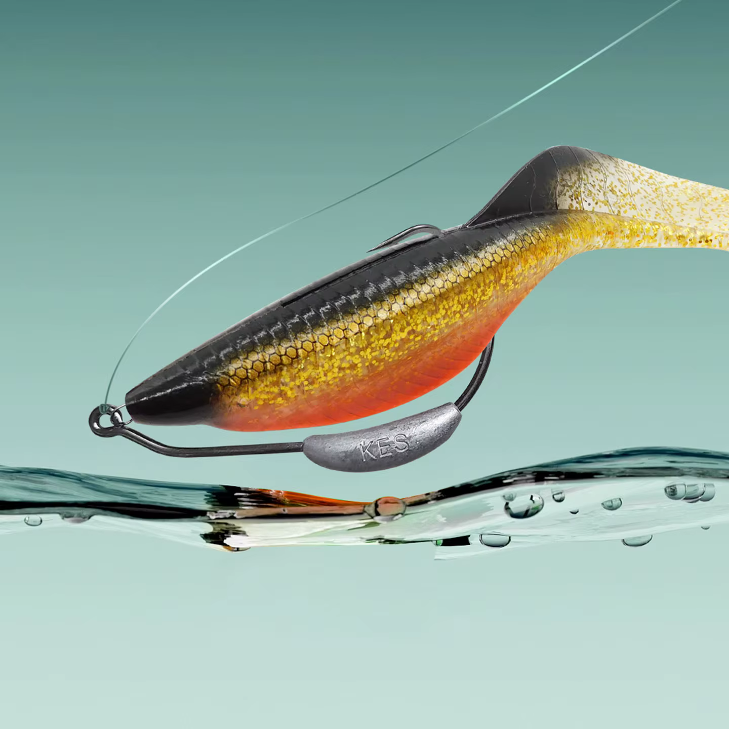 ESFISHING Jig Head Compensado – Acero carbono para Lúcio - imagen 3