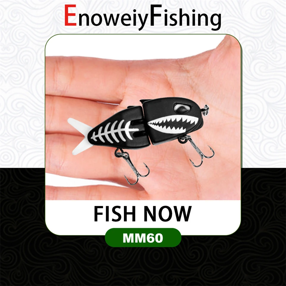 Mini swimbait BFS con señuelo compacto y ganchos triples