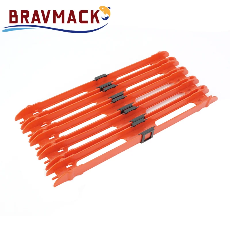 Pack de 10 tableros de bobinado de plástico en color verde oscuro